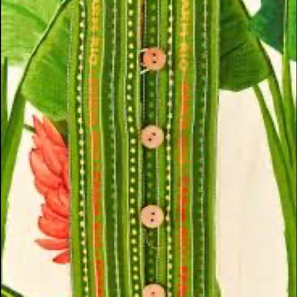 Farm Rio Fresh Forest Scarf Sweetheart-Neck Minidress - Picture 6 of 10